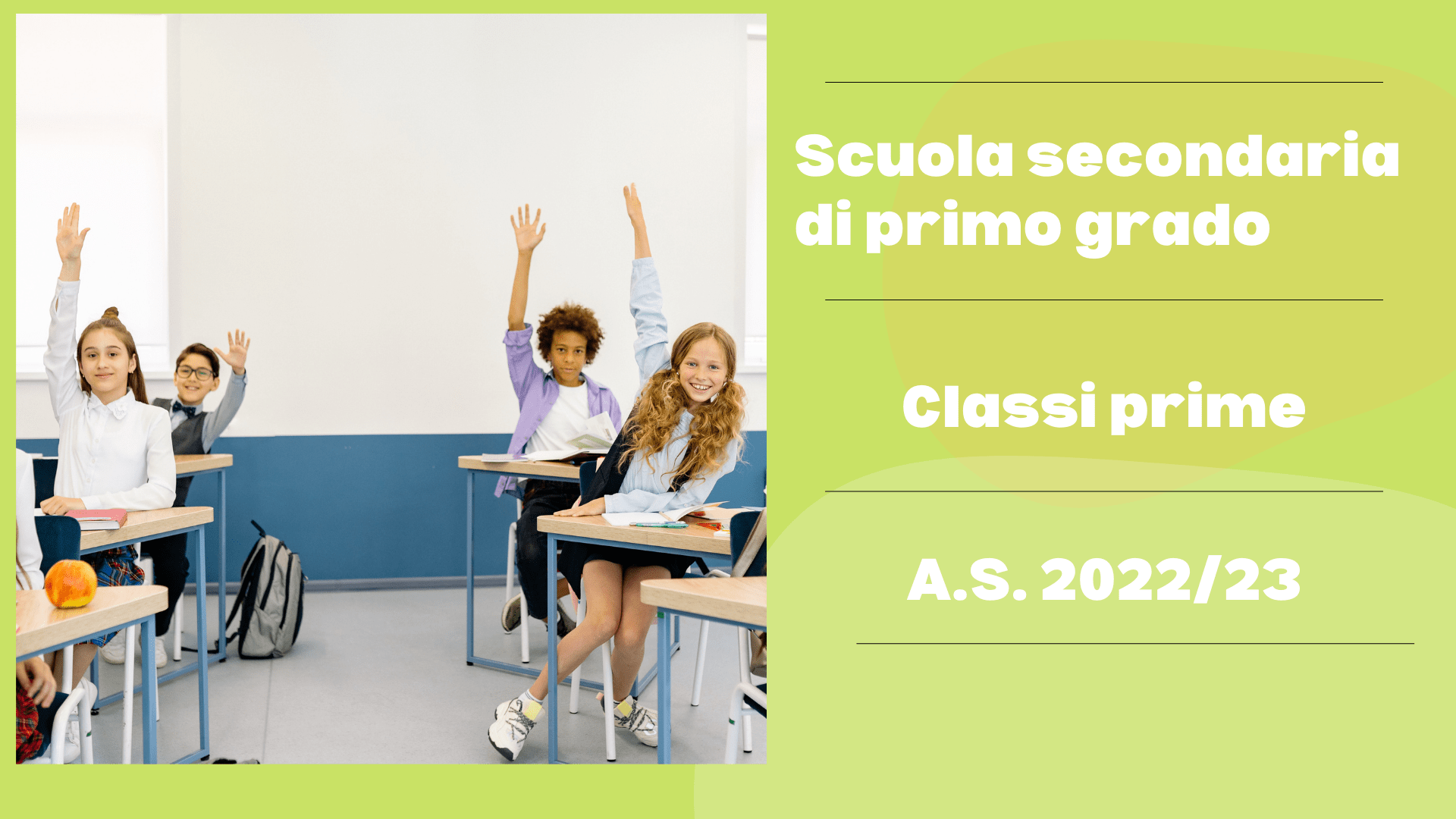 Scuola secondaria di primo grado – Elenchi classi prime