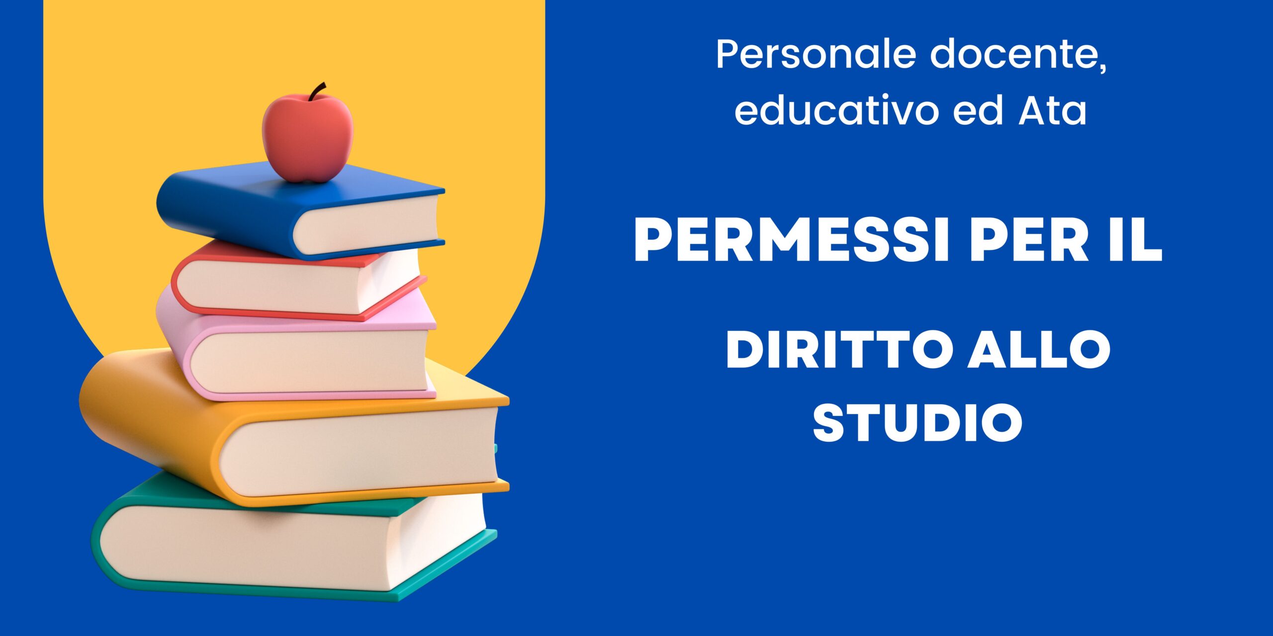 Permessi per il diritto allo studio personale docente, educativo e ATA